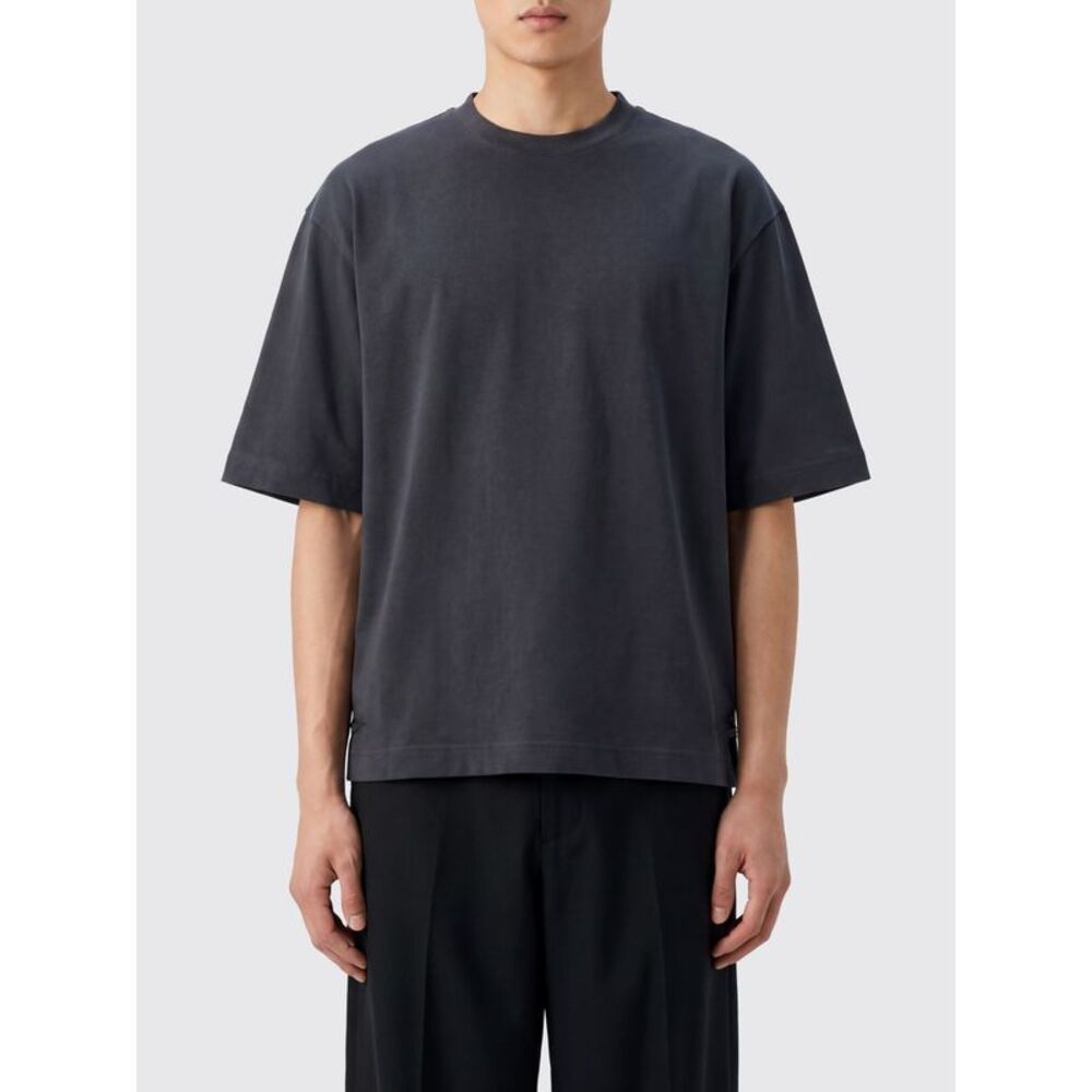 Jacquemus Men Jacquemus Relaxed Fit Cotton T-Shirt With Dropped Shoulders